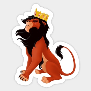 King Scar Sticker